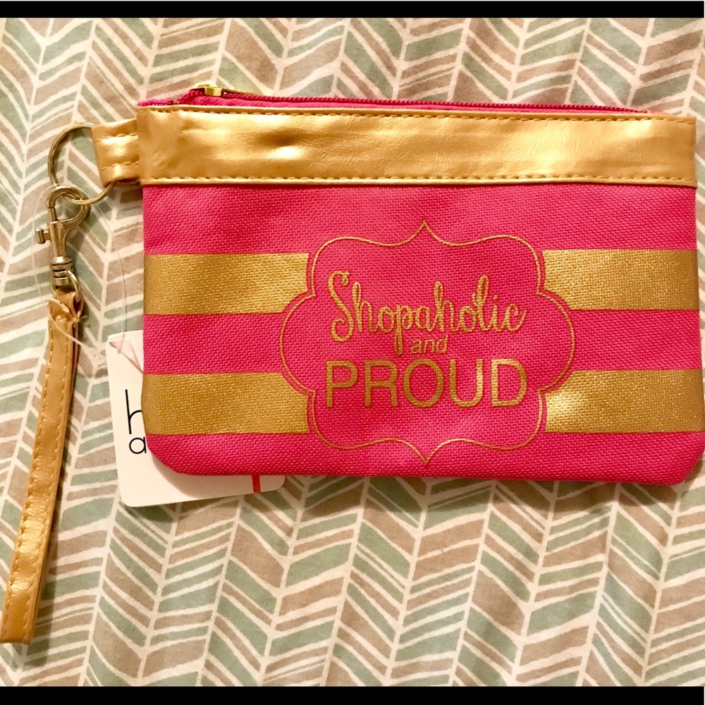 Home Accents~ Shopaholic Wristlet~ NWT